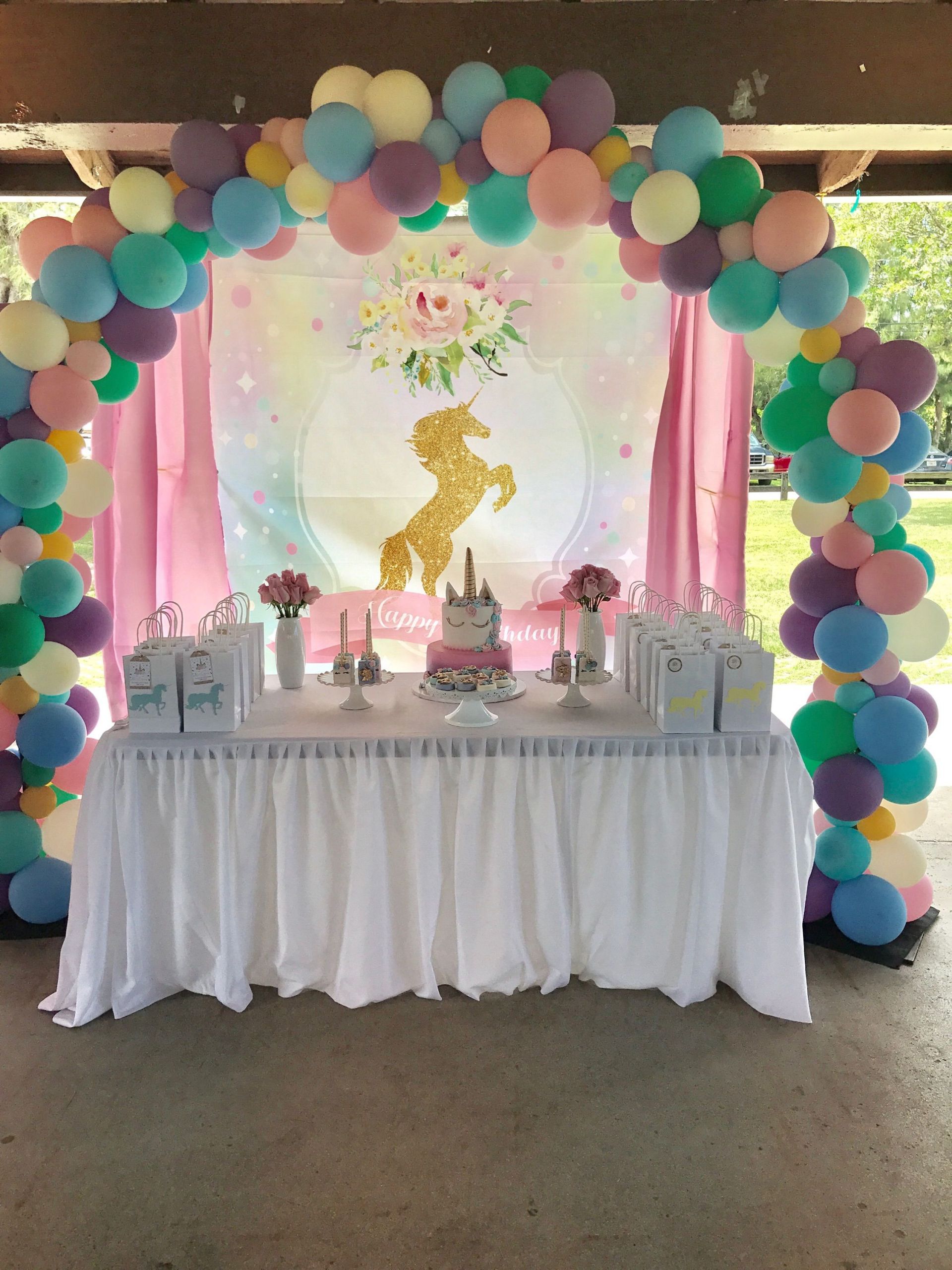 Unicorn Party Decorating Ideas
 Unicorn Birthday Party by Premiere Party Rental in 2019