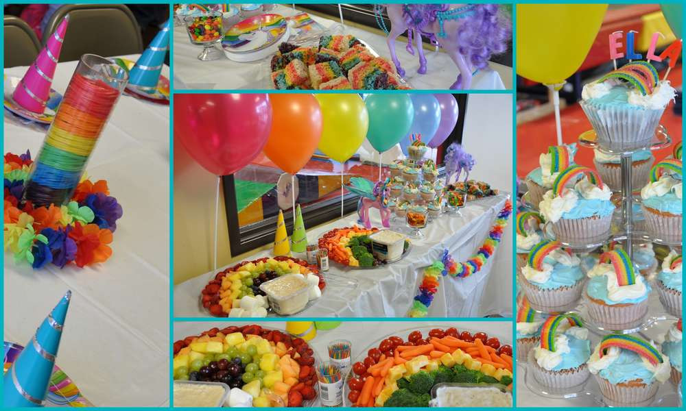 Unicorn Rainbow Party Ideas
 Ninjago Unicorns & Rainbows Birthday Party Ideas