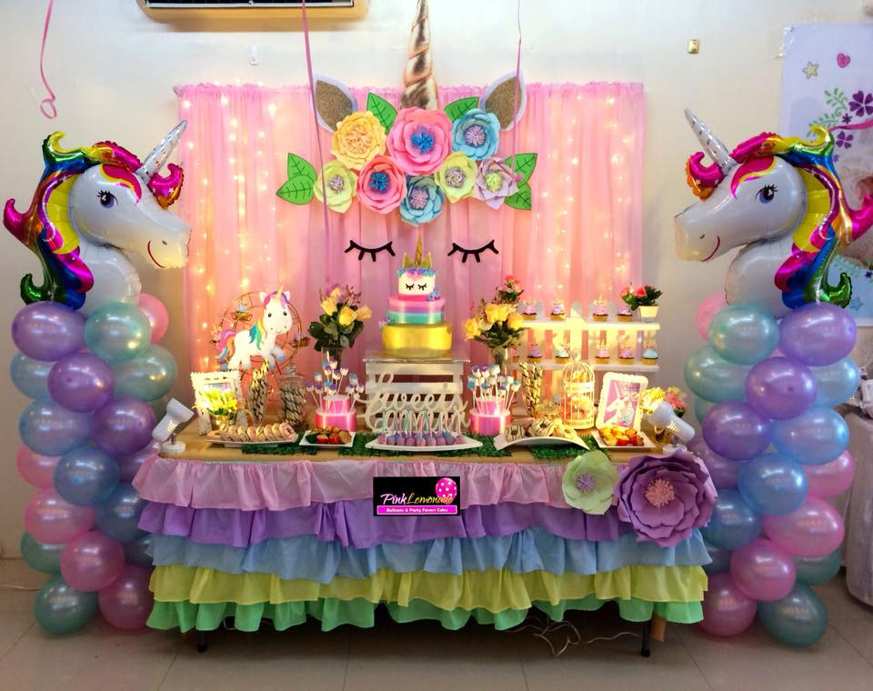 Unicorn Themed Party Ideas
 Pink Lemonade Balloons and Party Favors Cebu Unicorn