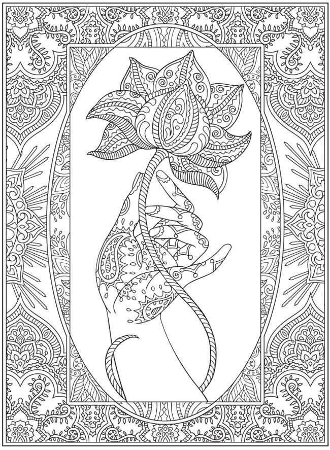 Unique Adult Coloring Books
 We just had to share this unique adult coloring image with