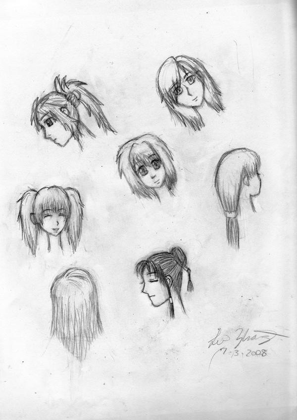 Unique Anime Hairstyles
 7 Anime Hairstyles Girls by UnIQuE Not Weird on DeviantArt