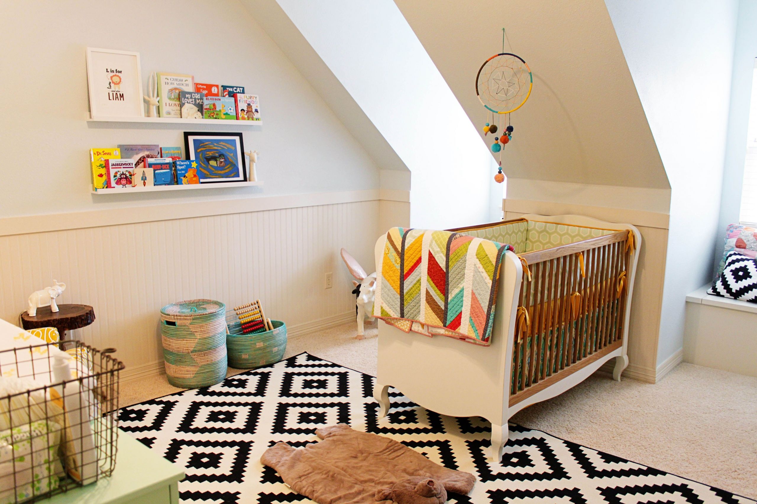 Unisex Baby Room Decor
 Eclectic nursery uni nursery fun and bright nursery