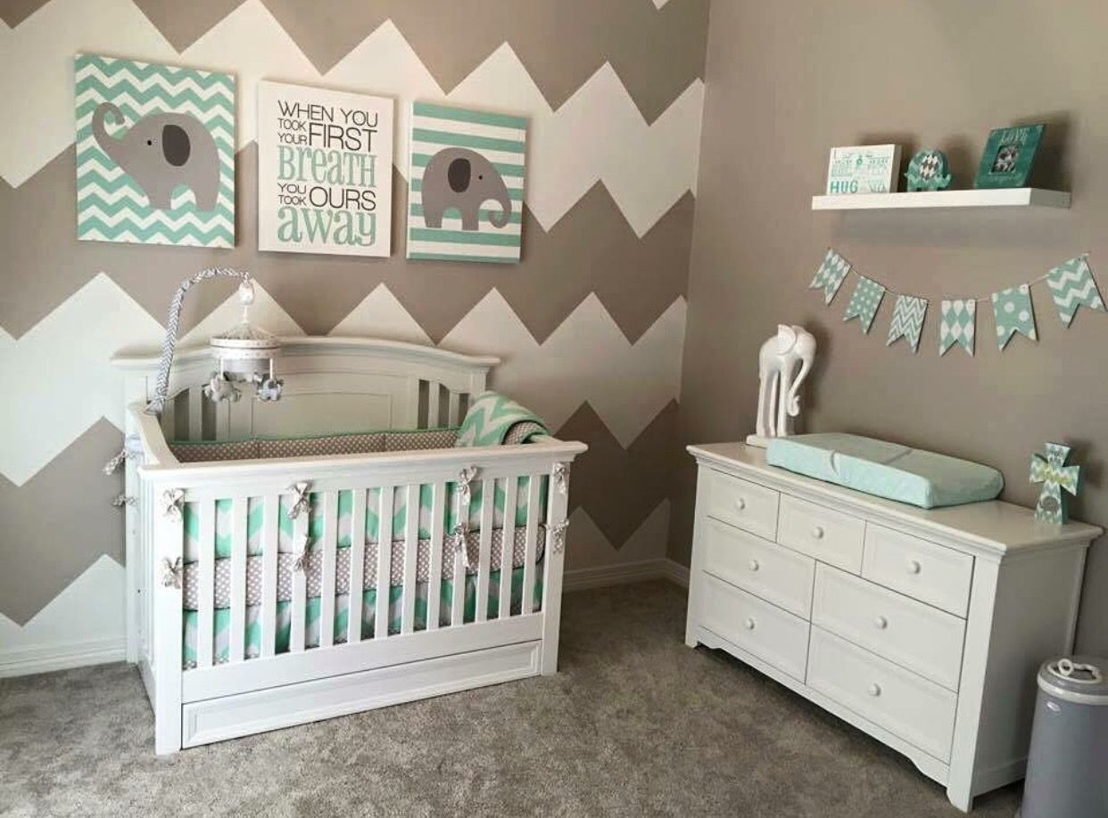Unisex Baby Room Decor
 Does Becca like this I do