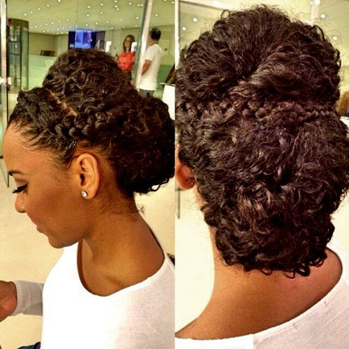 Updo Hairstyles For Natural Black Hair
 50 Cute Updos for Natural Hair