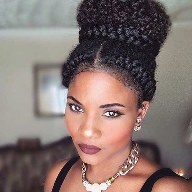 Updo Hairstyles For Natural Black Hair
 21 Chic and Easy Updo Hairstyles for Natural Hair