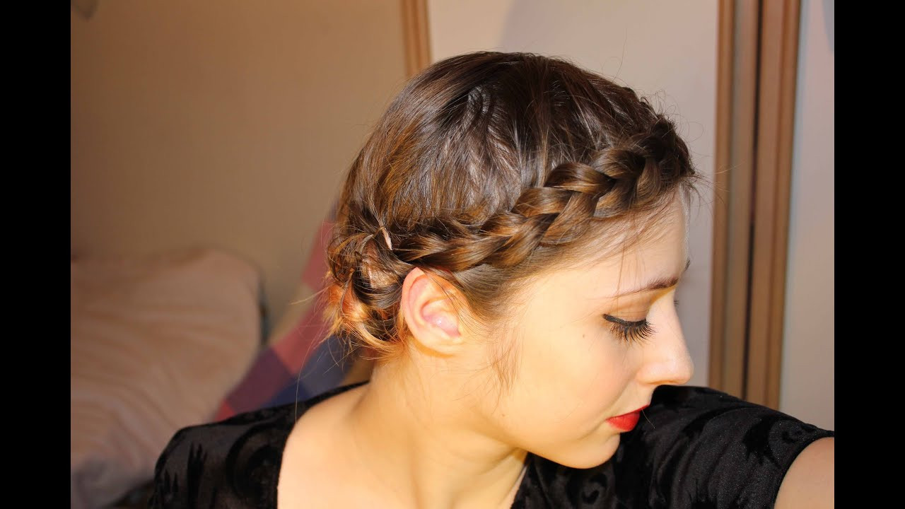 Updo Hairstyles For Thin Hair
 Easy Braided Updo for Short Fine Hair