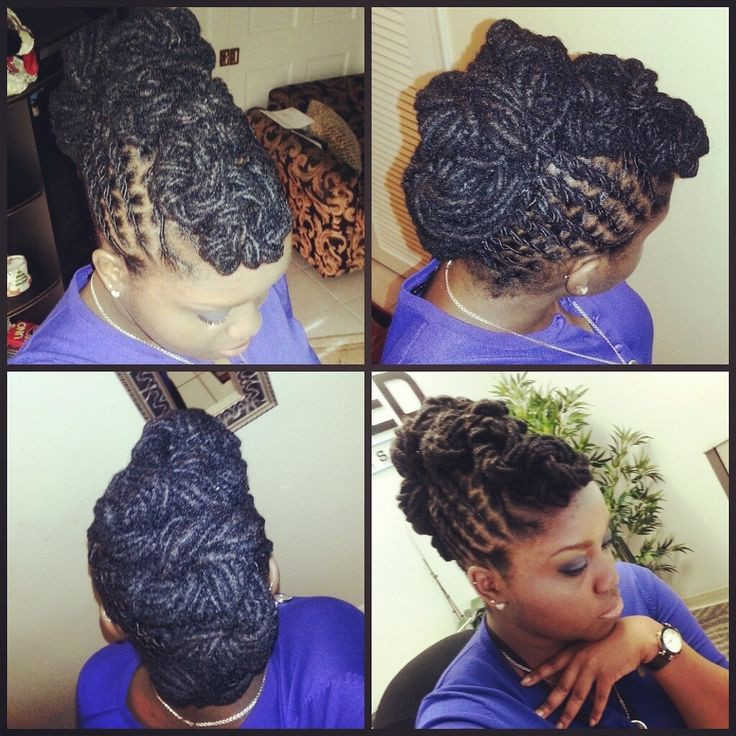 Updo Loc Hairstyles
 215 best images about Loc Updos on Pinterest