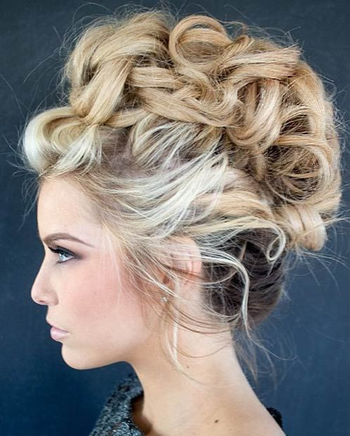 Updo Mohawk Hairstyles
 Trendy mohawk updos The HairCut Web