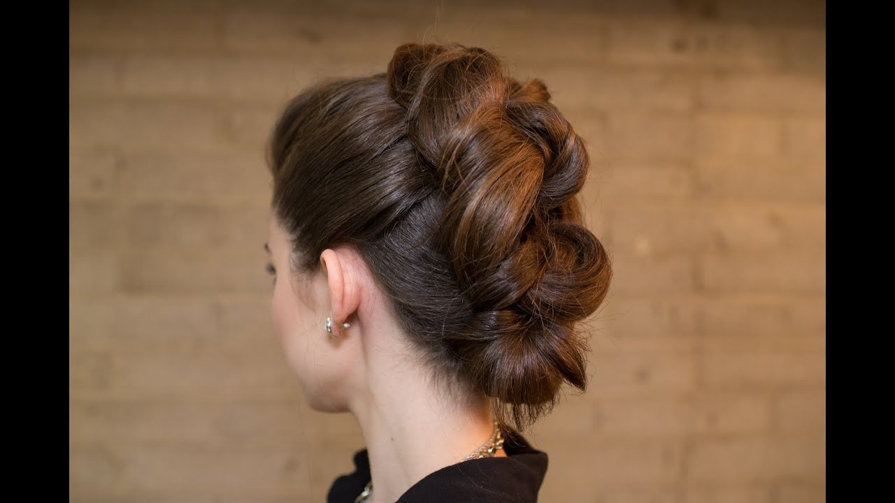 Updo Mohawk Hairstyles
 Easy Knotted Faux Mohawk Updo