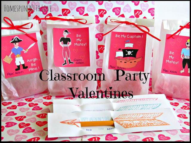 Valentine Class Gift Ideas
 Homespun With Love February 2013