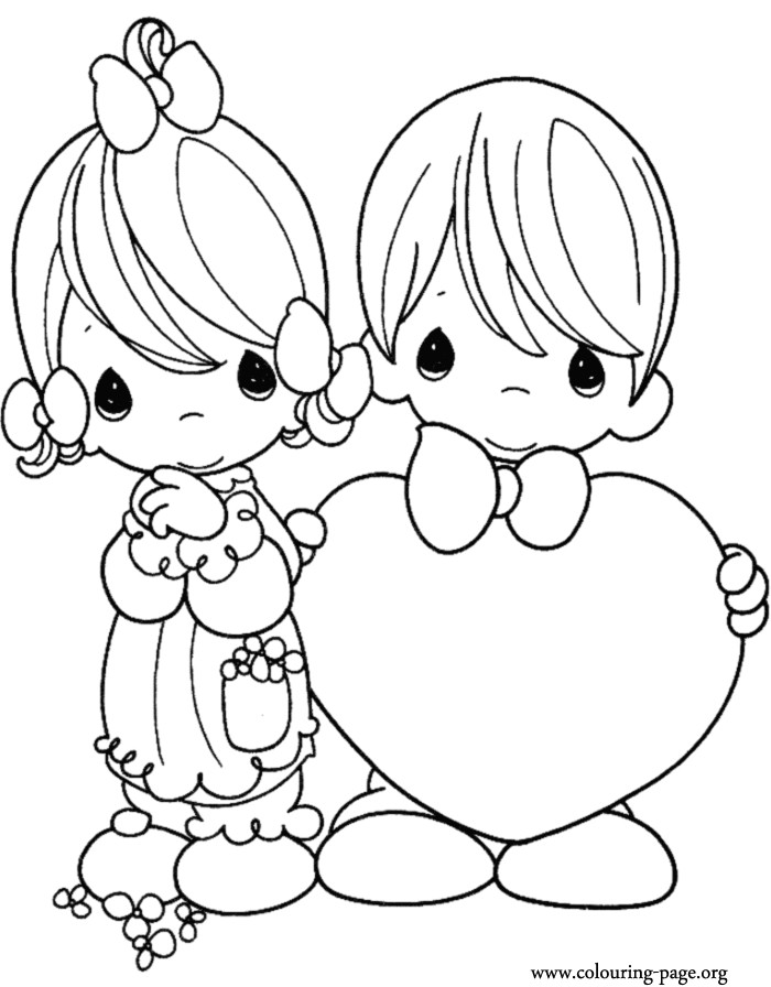 Valentine Coloring Pages For Boys
 Valentine s Day Kids on Valentine s Day coloring page