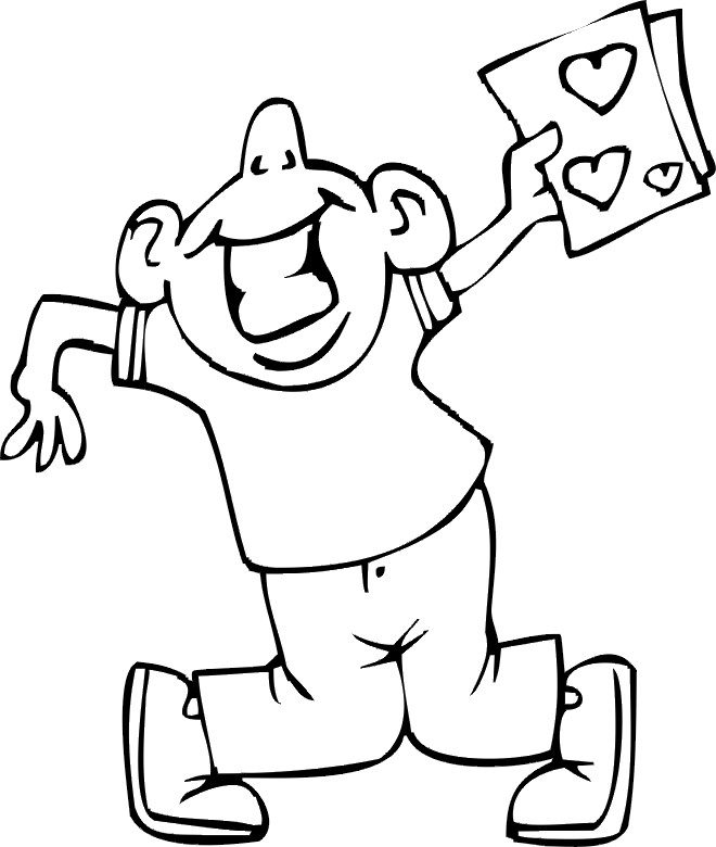 Valentine Coloring Pages For Boys
 January 2011