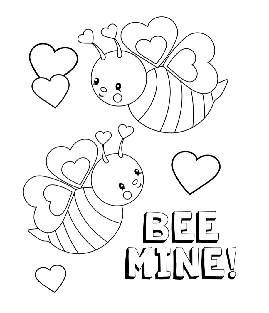 Valentine Coloring Pages For Kids/Printables
 Valentine s Coloring Pages Crazy Little Projects