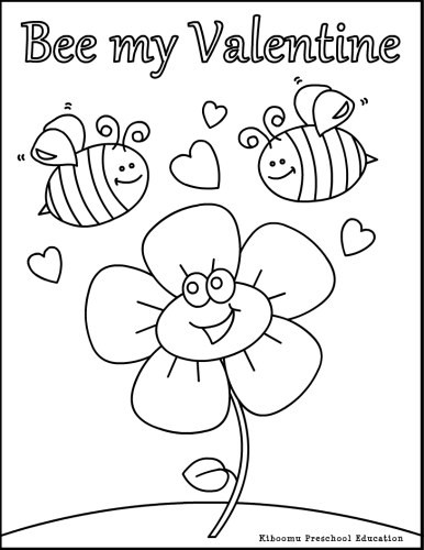 Valentine Coloring Pages For Kids/Printables
 Be My Valentines Coloring Pages