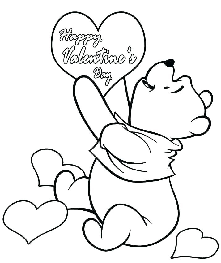 Valentine Coloring Pages For Toddlers
 Happy Valentines Day Coloring Pages Printable Games Sketch