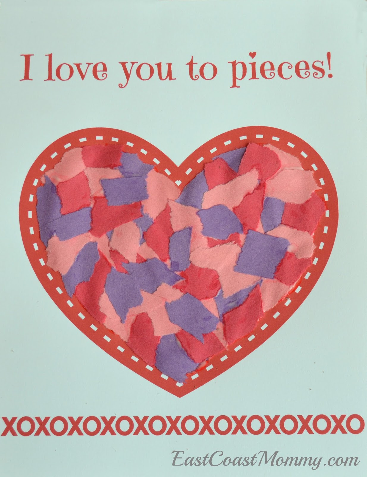 Valentine Craft Idea For Preschool
 East Coast Mommy Simple Valentine s Day Craft for