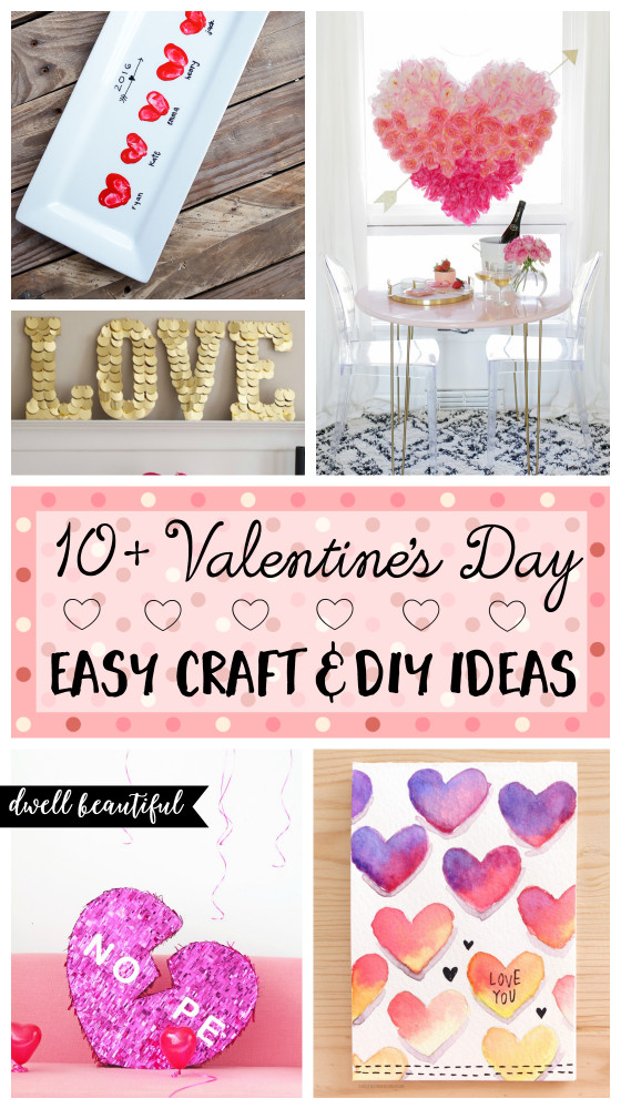 Valentine Craft Ideas For Adults
 10 Easy Valentine s Day DIY Craft Ideas for Adults