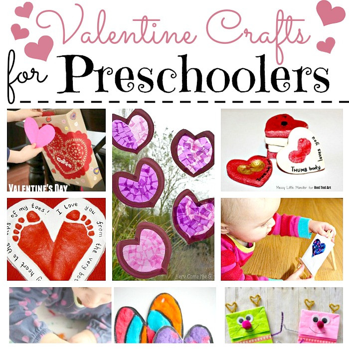 Valentine Crafts For Preschoolers To Make
 Valentine Crafts for Preschoolers Red Ted Art