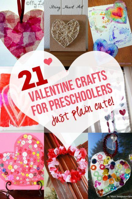 Valentine Crafts For Preschoolers To Make
 1000 images about Crafts for Valentines Day on Pinterest