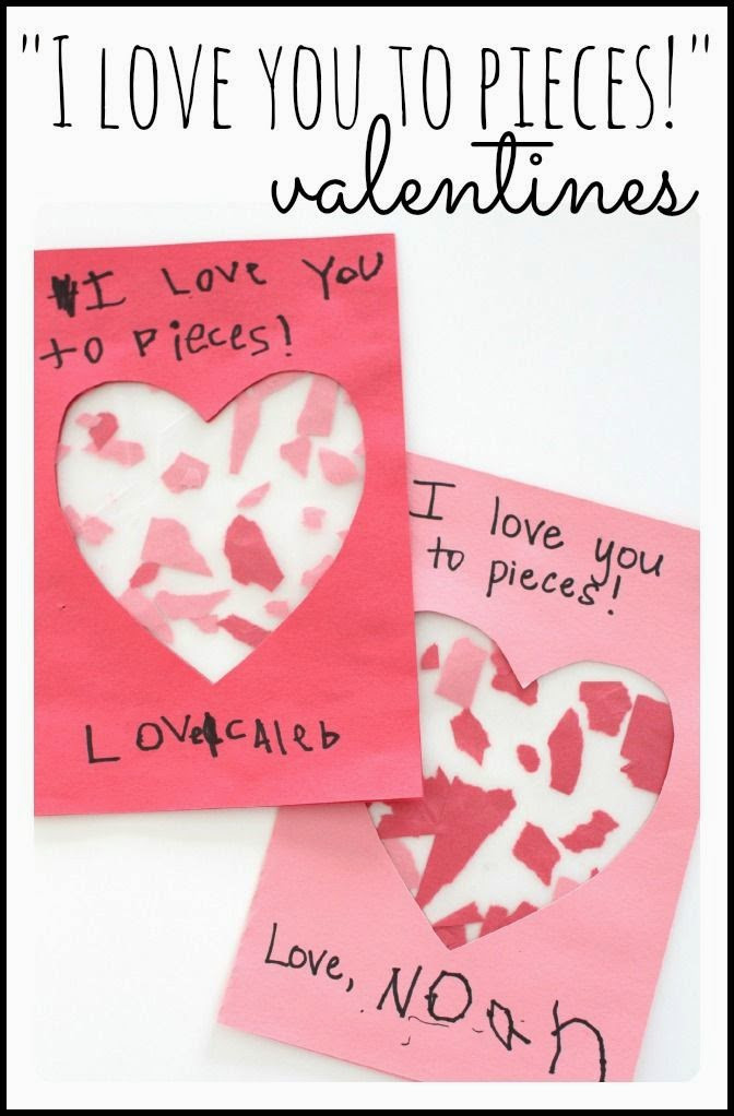 Valentine Crafts For Preschoolers To Make
 Preschool Ponderings Valentine s Day cards that