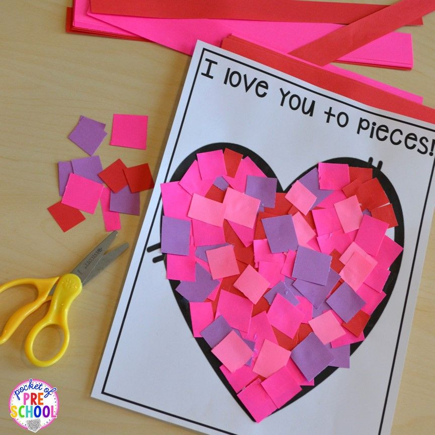 Valentine Crafts Ideas For Preschoolers
 I love you to pieces