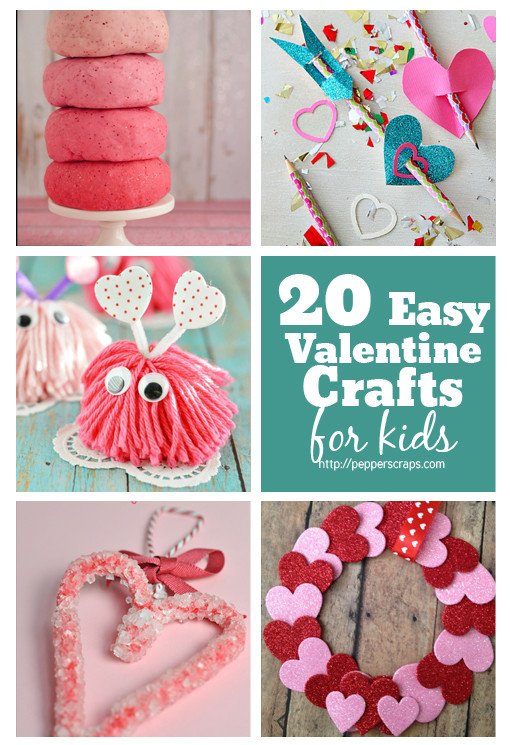 Valentine Crafts Ideas For Toddlers
 20 Easy Valentine’s Day Crafts for Kids – Pepper Scraps