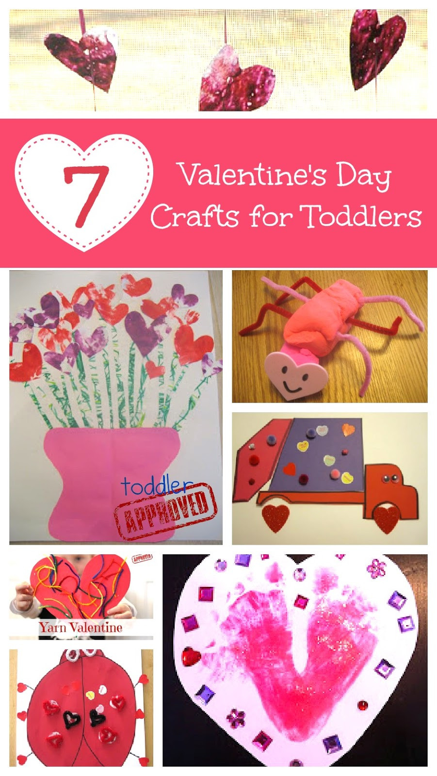 Valentine Crafts Ideas For Toddlers
 Toddler Approved 7 Valentine s Day Crafts for Toddlers