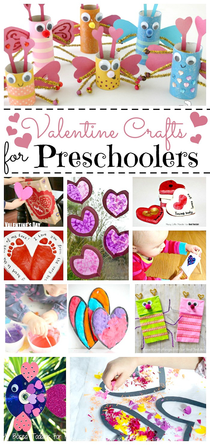 Valentine Crafts Ideas For Toddlers
 Valentine Crafts for Preschoolers Red Ted Art s Blog
