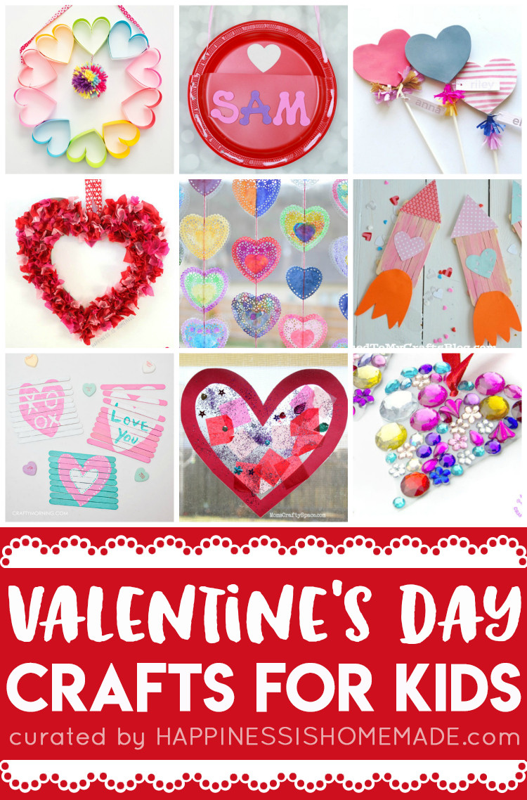 Valentine Crafts Kids
 20 Easy Valentine Crafts for Kids Happiness is Homemade