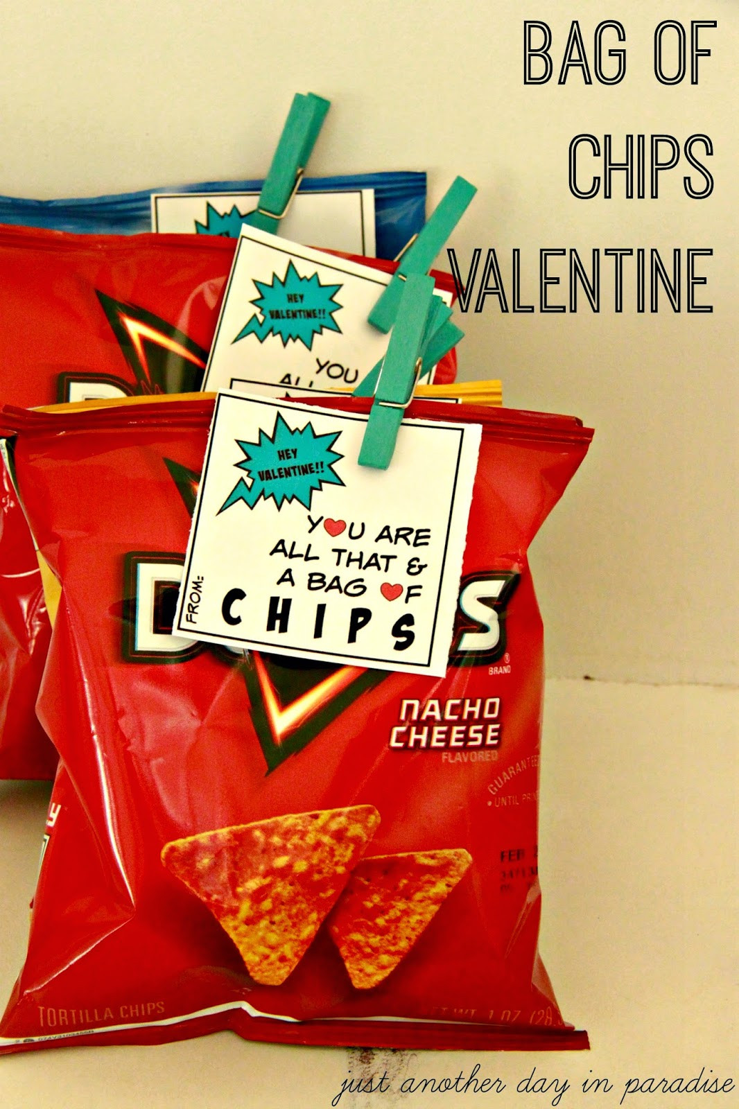 Valentine Gift Bags Ideas
 Larissa Another Day All That and a Bag of Chips Classroom