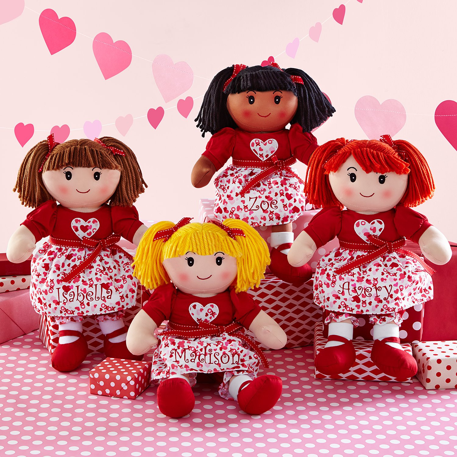 Valentine Gift Ideas For Baby
 Personalized Rag Dolls Baby Dolls