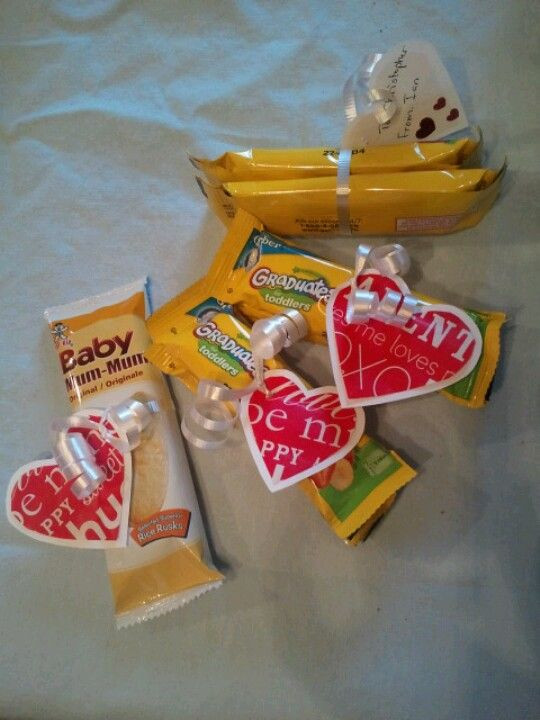 Valentine Gift Ideas For Baby
 Valentine s for baby or toddler at daycare or preschool