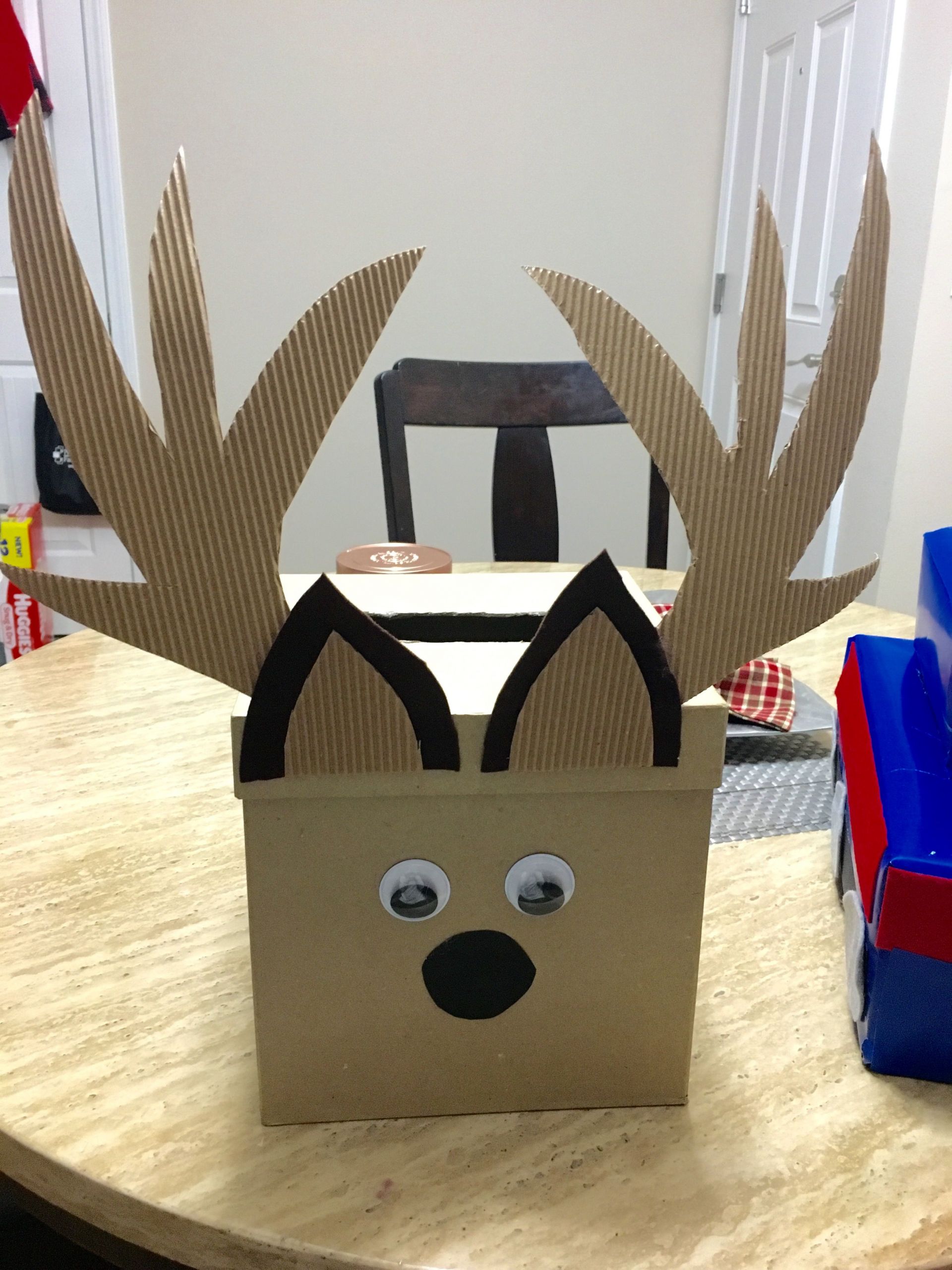 Valentine Gift Ideas For College Son
 Little Deer Valentine s Day box that I made for my son