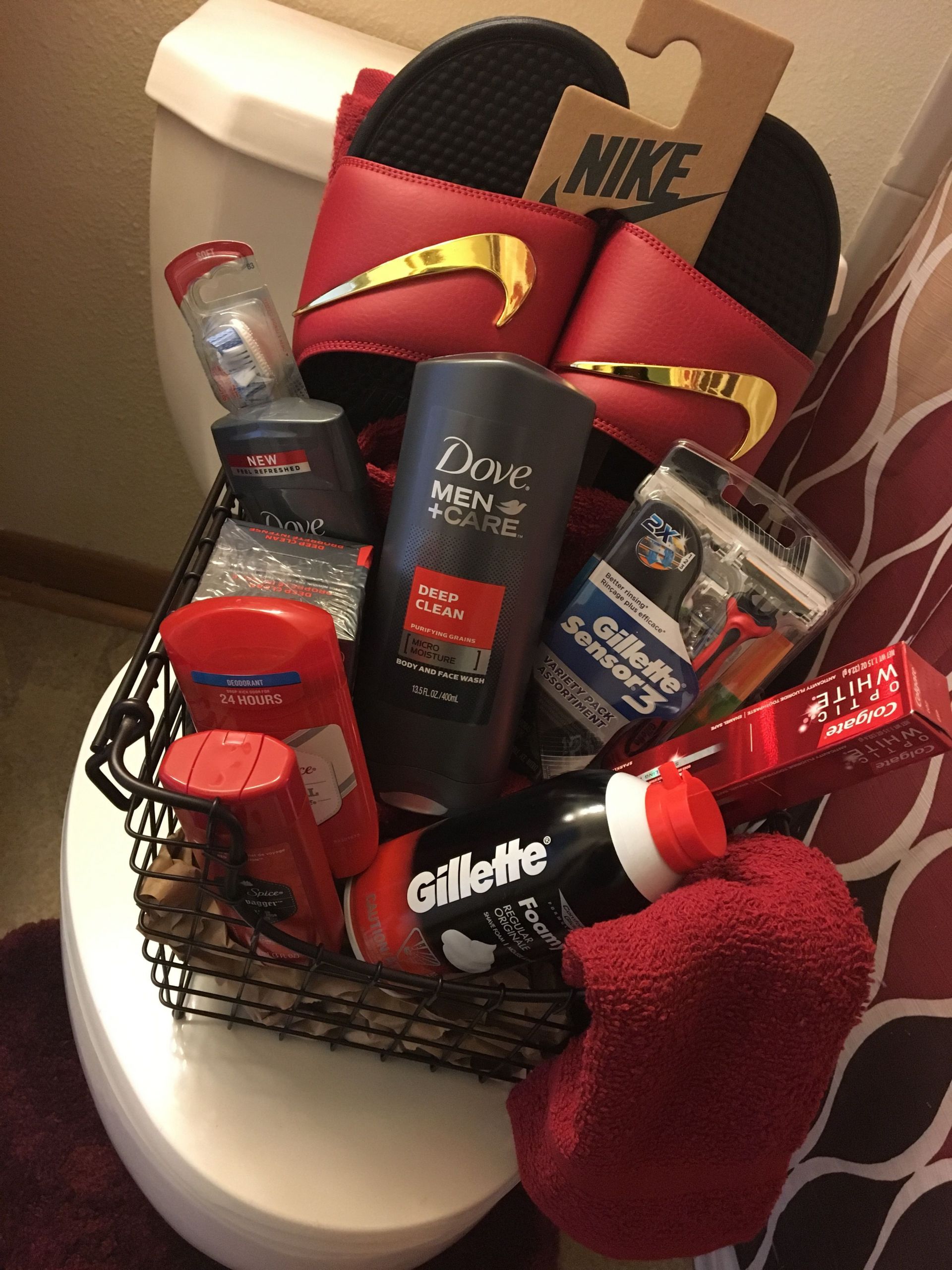 Valentine Gift Ideas Men
 Men s spa basket d by Career Path Design