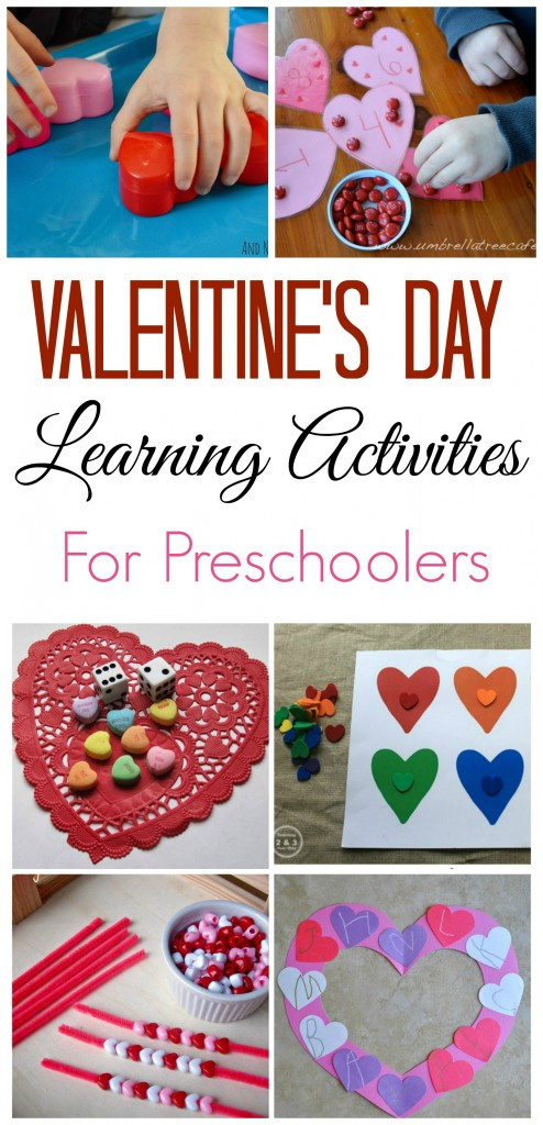 Valentine'S Day Craft Ideas For Preschoolers
 Valentine s Day Learning Activities for Preschoolers