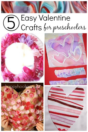 Valentine'S Day Craft Ideas For Preschoolers
 5 More Easy Valentine Crafts for Toddlers Happy Hooligans
