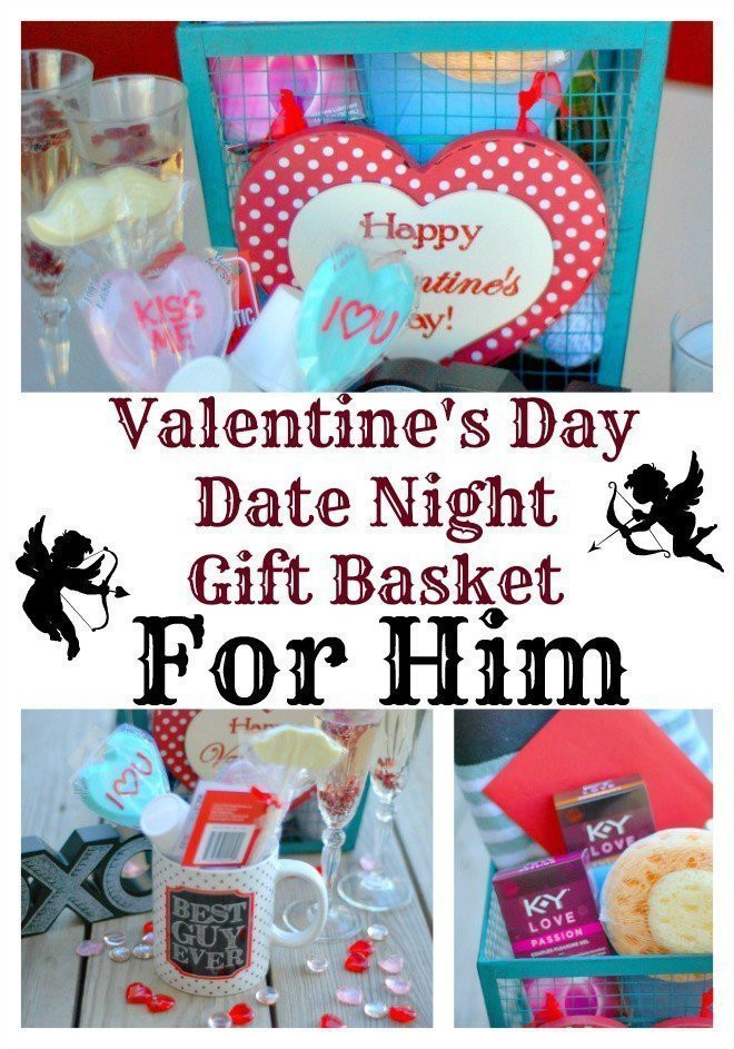 Valentine'S Day Gift Basket Ideas For Him
 Valentine s Day Date Night Gift Basket for Him An Alli Event