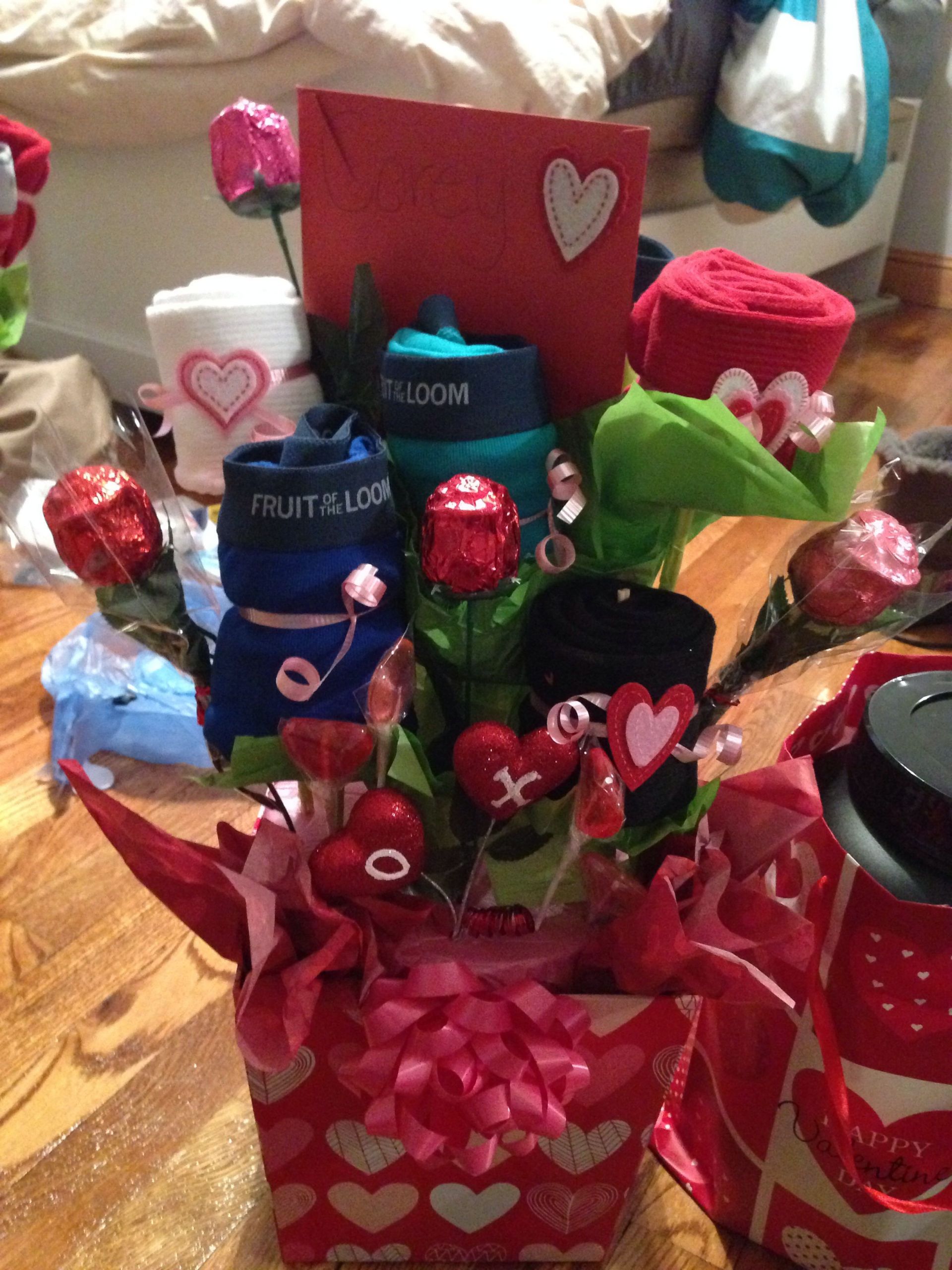Valentine'S Day Gift Basket Ideas For Him
 Valentines day for him Simple and he will love it