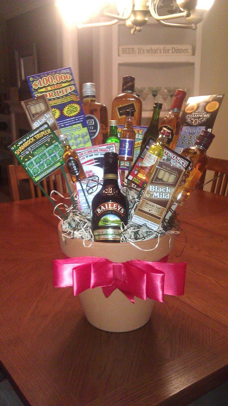 Valentine'S Day Gift Basket Ideas For Him
 cute t basket idea for guys for his birthday or