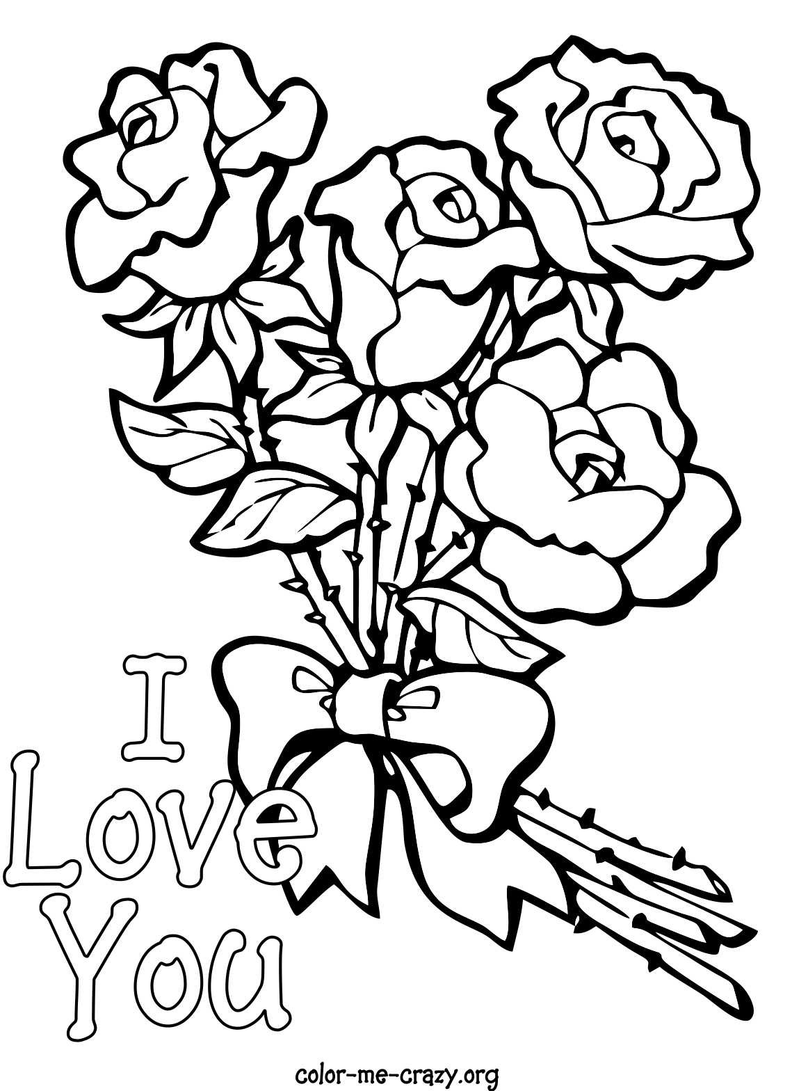 Valentines Coloring Pages Printable
 ColorMeCrazy Valentine Coloring Pages