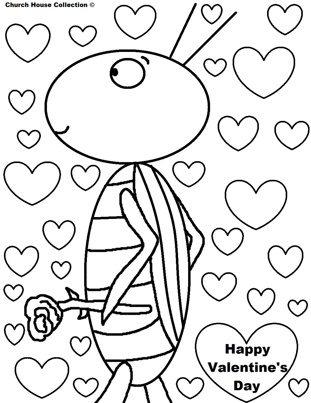Valentines Day Coloring Pages Printable
 Church House Collection Blog Valentine s Day Coloring