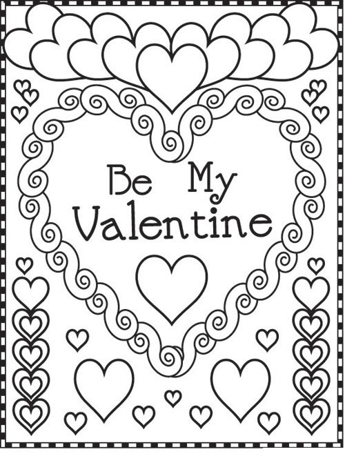 Valentines Day Coloring Pages Printable
 Valentine s Day Coloring Pages Minnesota Miranda