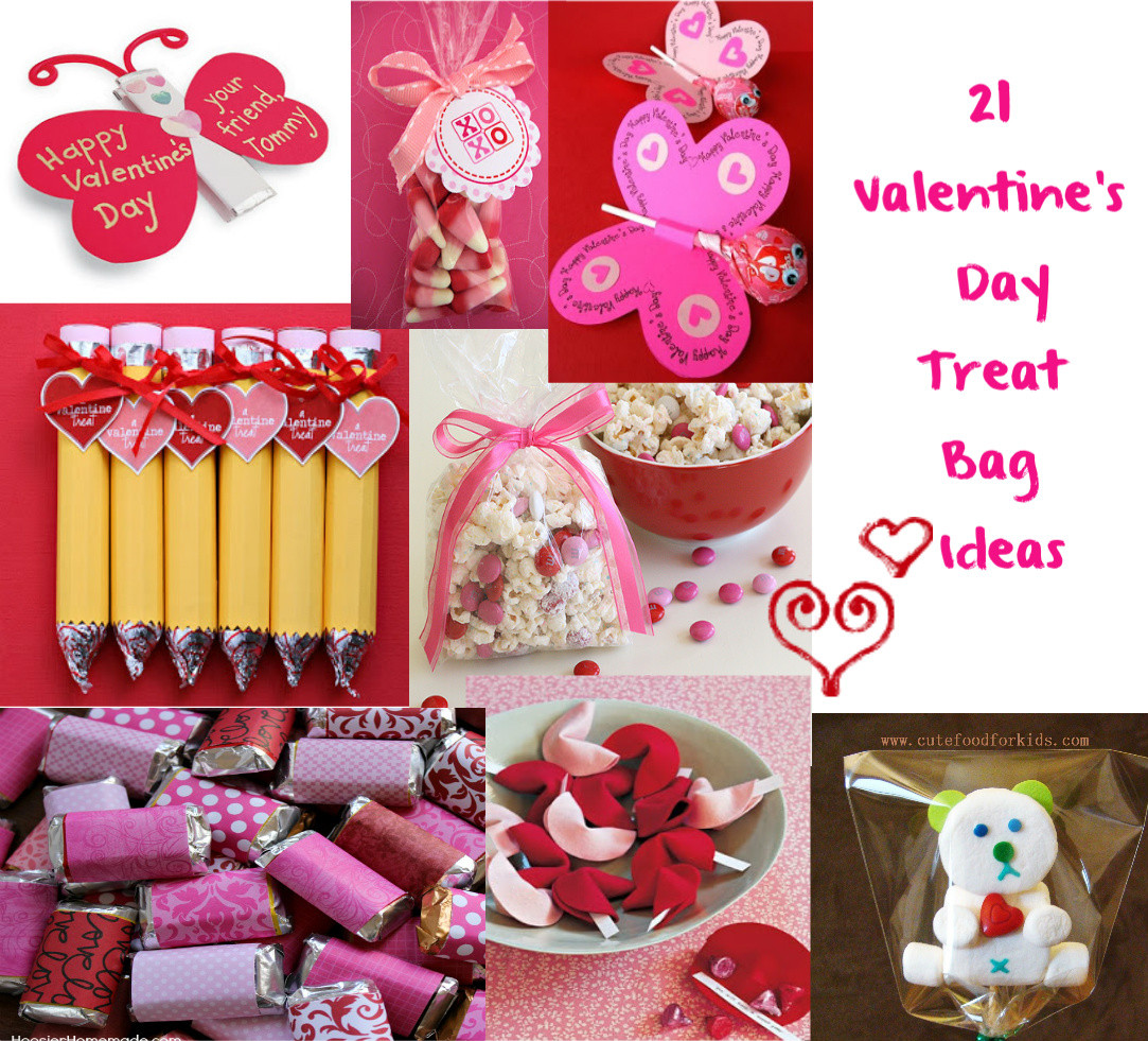 Valentines Day Gift Ideas For Kids
 Cute Food For Kids Valentine s Day Treat Bag Ideas
