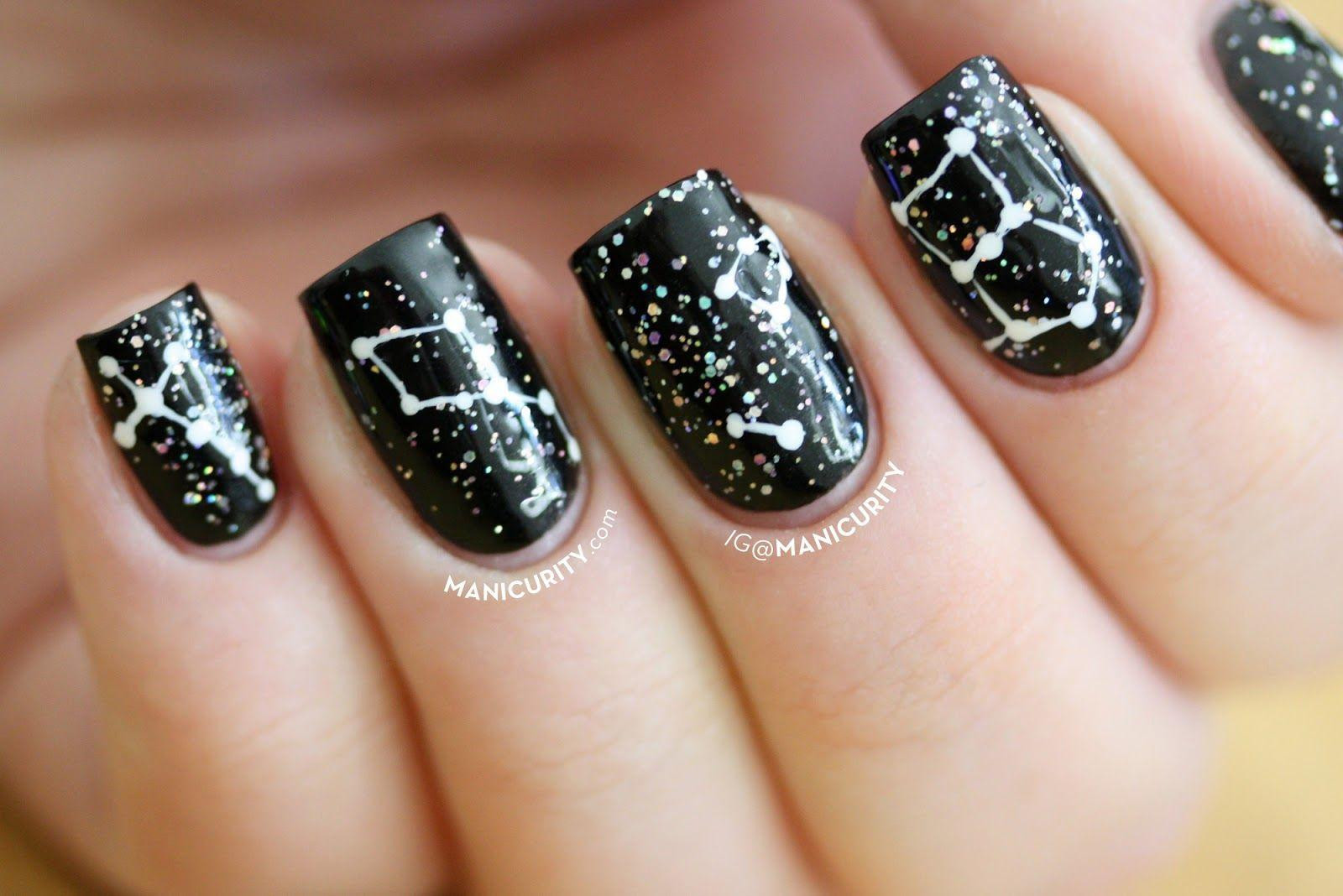 Valentines Day Nail Ideas
 Easy Nail Idea Constellation Nails Art Manicurity