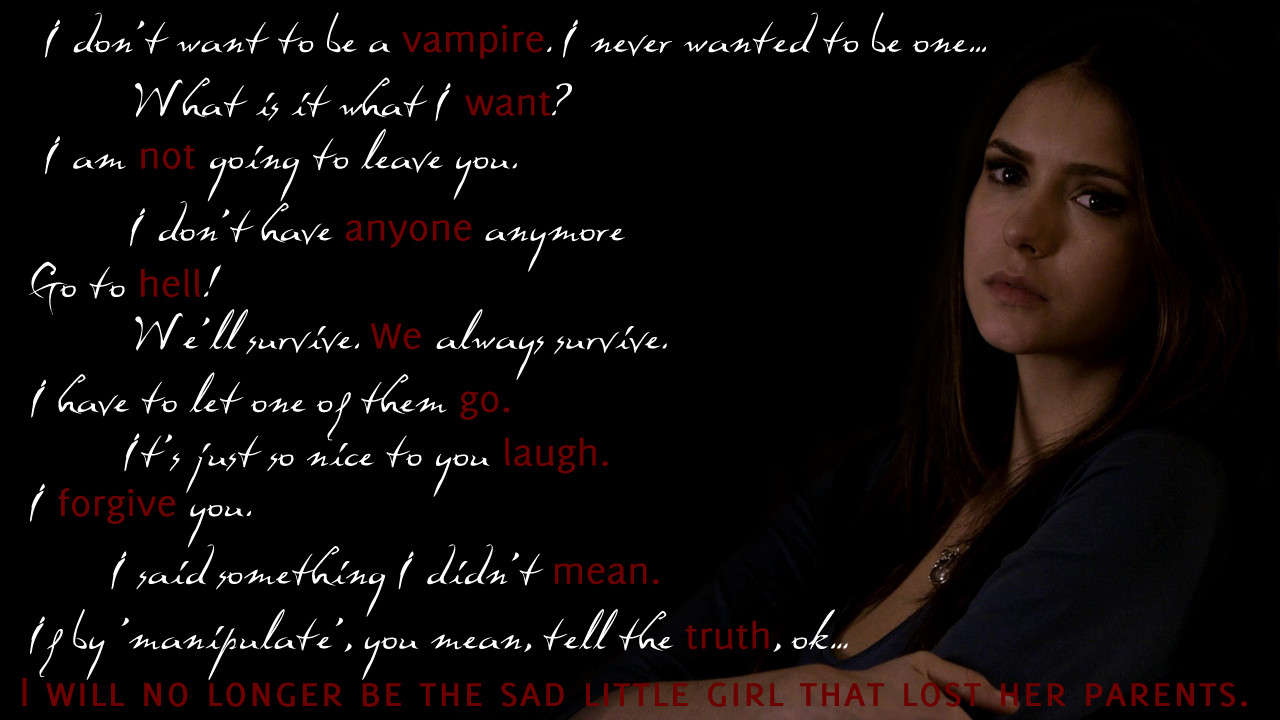 Vampire Diaries Love Quotes
 Vampire Diaries Elena Quotes QuotesGram