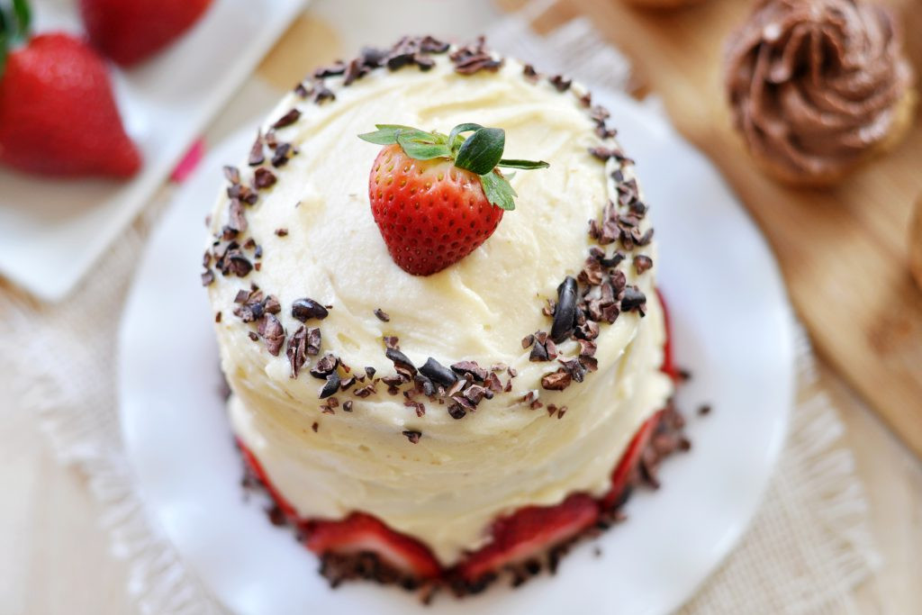 Vegan Birthday Cakes Recipes
 Classic Vanilla Birthday Cake Vegan Gluten Free The