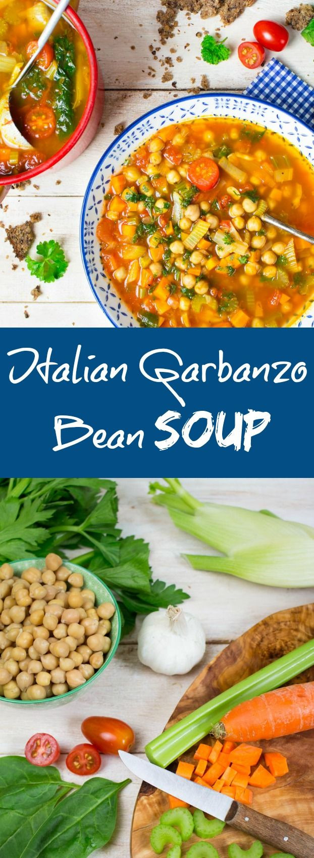 Vegan Garbanzo Bean Recipes
 Italian Vegan Garbanzo Bean Soup Recipe