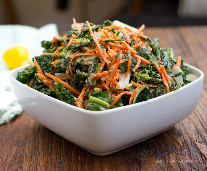 Vegan Kale Recipes
 5 Step Raw Kale Salad Vegan Recipe