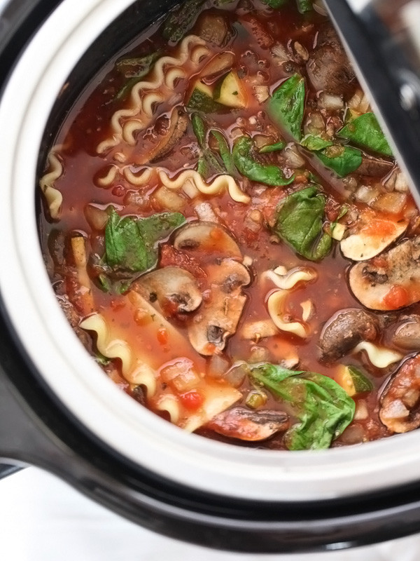 Vegan Lasagna Soup
 Slow Cooker Recipes for Ski Days