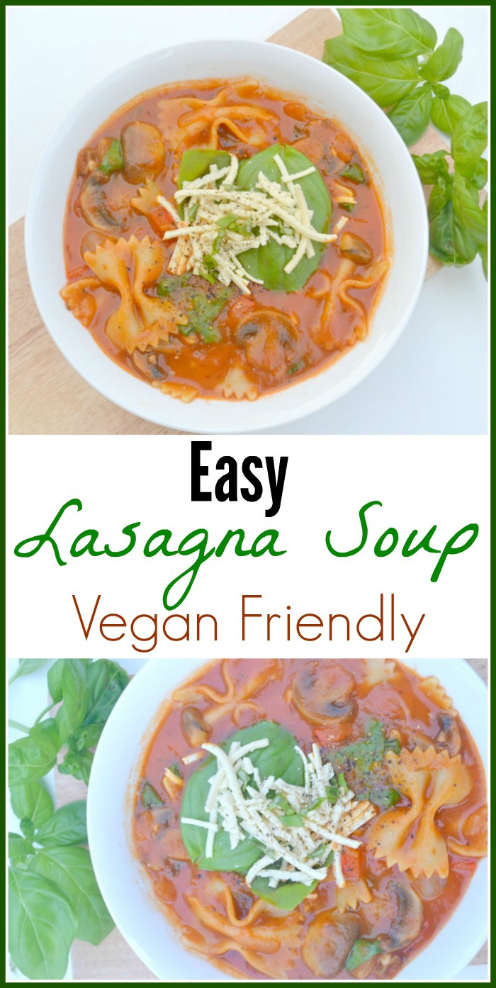 Vegan Lasagna Soup
 Easy Vegan Lasagna Soup – Miss Frugal Mommy